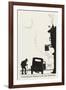 Car Credit Payments-William Heath Robinson-Framed Art Print