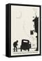 Car Credit Payments-William Heath Robinson-Framed Stretched Canvas