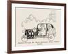 Car Cross Section 2-William Heath Robinson-Framed Art Print