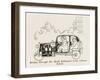 Car Cross Section 2-William Heath Robinson-Framed Art Print