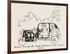 Car Cross Section 2-William Heath Robinson-Framed Art Print