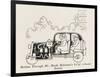 Car Cross Section 2-William Heath Robinson-Framed Art Print