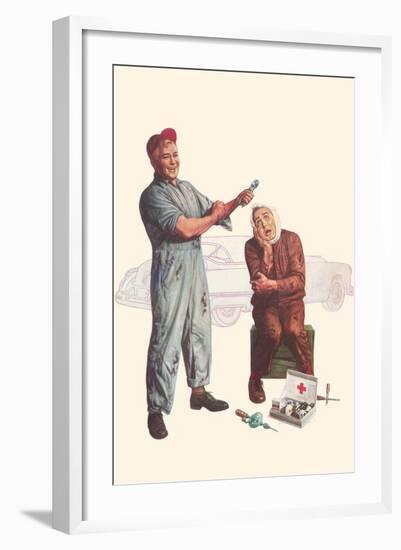 Car Doctor-Bradley Bradley-Framed Art Print