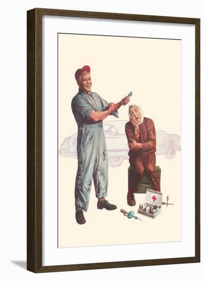 Car Doctor-Bradley Bradley-Framed Art Print