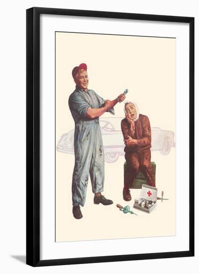 Car Doctor-Bradley Bradley-Framed Art Print