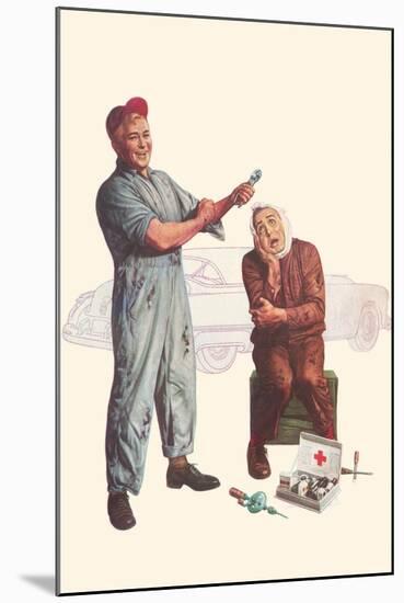 Car Doctor-Bradley Bradley-Mounted Art Print