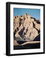 Car Driving Through Rocky Landscape in Badlands National Park-Andreas Feininger-Framed Photographic Print