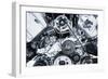 Car Engine - Modern Powerful Car Engine(Motor Unit - Clean and Shiny-l i g h t p o e t-Framed Photographic Print