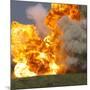 Car explosion-null-Mounted Photographic Print