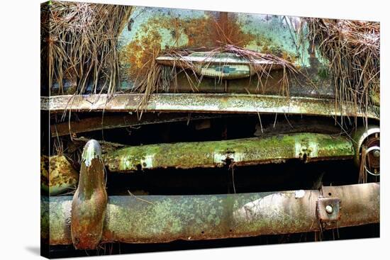 Car Graveyard V-James McLoughlin-Stretched Canvas