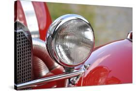 Car Headlight, Vintage Car Headlight-imortalcris-Stretched Canvas