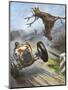 Car Hits Stag-Vittorio Pisani-Mounted Art Print