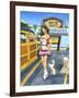 Car Hop Cutie-Scott Westmoreland-Framed Art Print