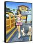 Car Hop Cutie-Scott Westmoreland-Framed Stretched Canvas