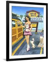 Car Hop Cutie-Scott Westmoreland-Framed Art Print