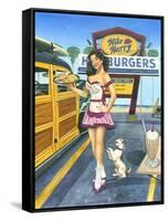 Car Hop Cutie-Scott Westmoreland-Framed Stretched Canvas
