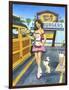 Car Hop Cutie-Scott Westmoreland-Framed Art Print