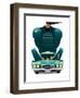 Car&Man-AriSys-Framed Art Print