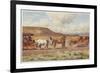 Car Meets a Carriage in the Australian Outback-Percy F.s. Spence-Framed Premium Giclee Print