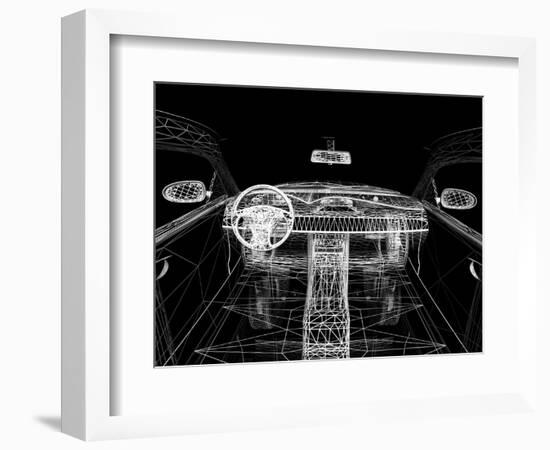 Car Model-ArchMan-Framed Art Print