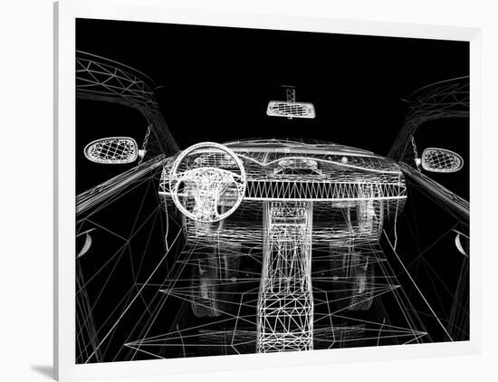 Car Model-ArchMan-Framed Art Print