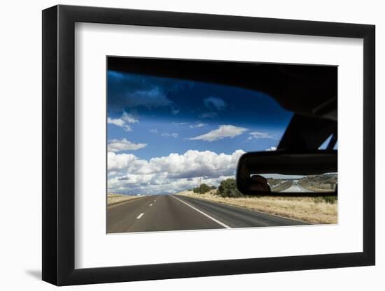 Car on Interstate Highway, Albuquerque, New Mexico-Paul Souders-Framed Photographic Print