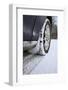 Car on Rural Road in Winter-Chris Henderson-Framed Photographic Print