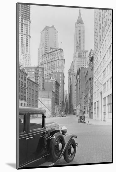 Car on Wall Street-Philip Gendreau-Mounted Photographic Print