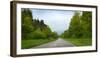 Car on Wet Highway in Springtime, Baden-Wurttemberg, Germany-null-Framed Photographic Print