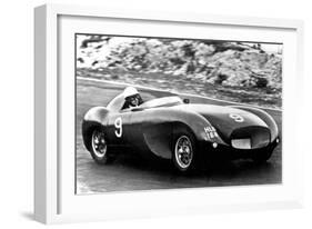 Car Racing Driver David Blakely During Race He Was Shot by Former Lover Ruth Ellis in 1955-null-Framed Photo