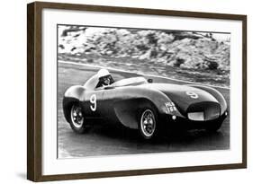 Car Racing Driver David Blakely During Race He Was Shot by Former Lover Ruth Ellis in 1955-null-Framed Photo