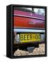 Car Registration Plate Beer, South Australia, Australia-Steve & Ann Toon-Framed Stretched Canvas