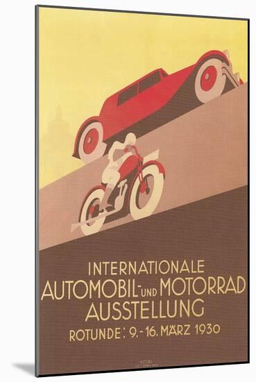 Car Show Poster-null-Mounted Art Print
