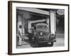 Car Sitting at a Gas Station on the Island of Martinique-David Scherman-Framed Premium Photographic Print