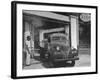 Car Sitting at a Gas Station on the Island of Martinique-David Scherman-Framed Premium Photographic Print