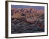 Car Traveling Through Badlands National Park-Layne Kennedy-Framed Photographic Print