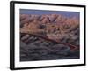 Car Traveling Through Badlands National Park-Layne Kennedy-Framed Photographic Print