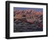 Car Traveling Through Badlands National Park-Layne Kennedy-Framed Photographic Print