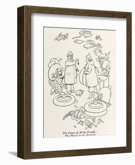 Car Trouble-William Heath Robinson-Framed Photographic Print