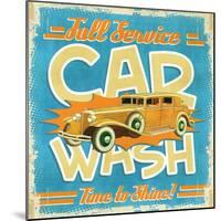 Car Wash-null-Mounted Giclee Print