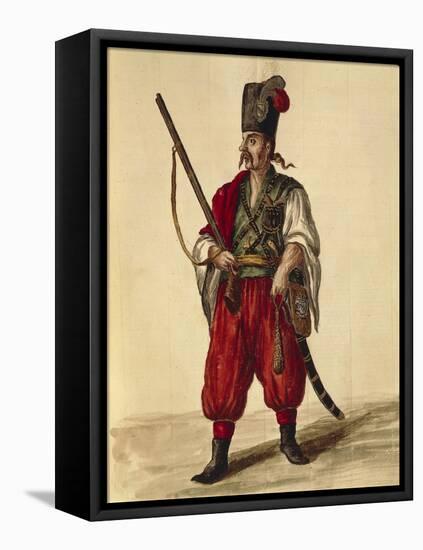 Carabineer Uniform-Jan van Grevenbroeck-Framed Stretched Canvas