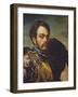 Carabinier Officer with His Horse, C.1814-Theodore Gericault-Framed Giclee Print