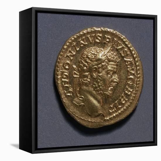 Caracalla Aureus Bearing Image of Emperor, Roman Coins, 3rd Century AD-null-Framed Stretched Canvas