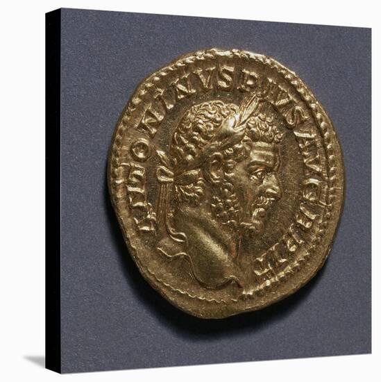 Caracalla Aureus Bearing Image of Emperor, Roman Coins, 3rd Century AD-null-Stretched Canvas