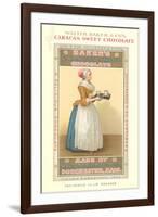 Caracas Sweet Chocolate Label-null-Framed Art Print