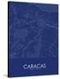 Caracas, Venezuela (Bolivarian Republic of) Blue Map-null-Stretched Canvas