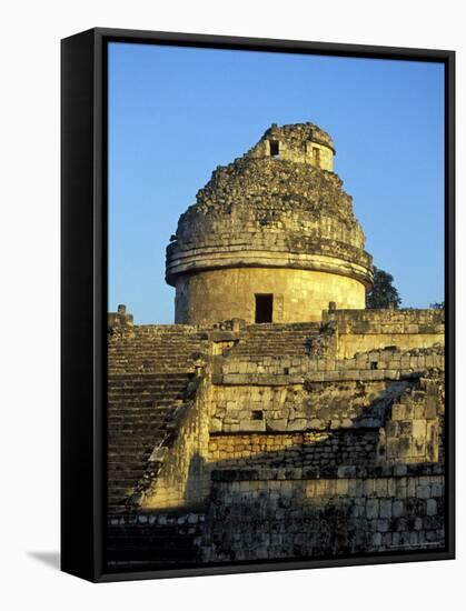 Caracol Astronomical Observatory, Chichen Itza Ruins, Maya Civilization, Yucatan, Mexico-Michele Molinari-Framed Stretched Canvas