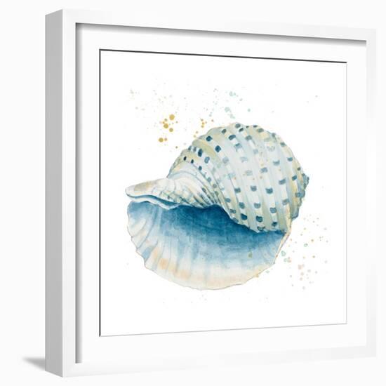 Caracol Azul Square-Patricia Pinto-Framed Art Print