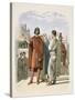 Caractacus at Rome in Ad 52, from a Chronicle of England BC 55 to Ad 1485, Pub. London, 1863-James William Edmund Doyle-Stretched Canvas