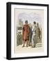 Caractacus at Rome in Ad 52, from a Chronicle of England BC 55 to Ad 1485, Pub. London, 1863-James William Edmund Doyle-Framed Giclee Print